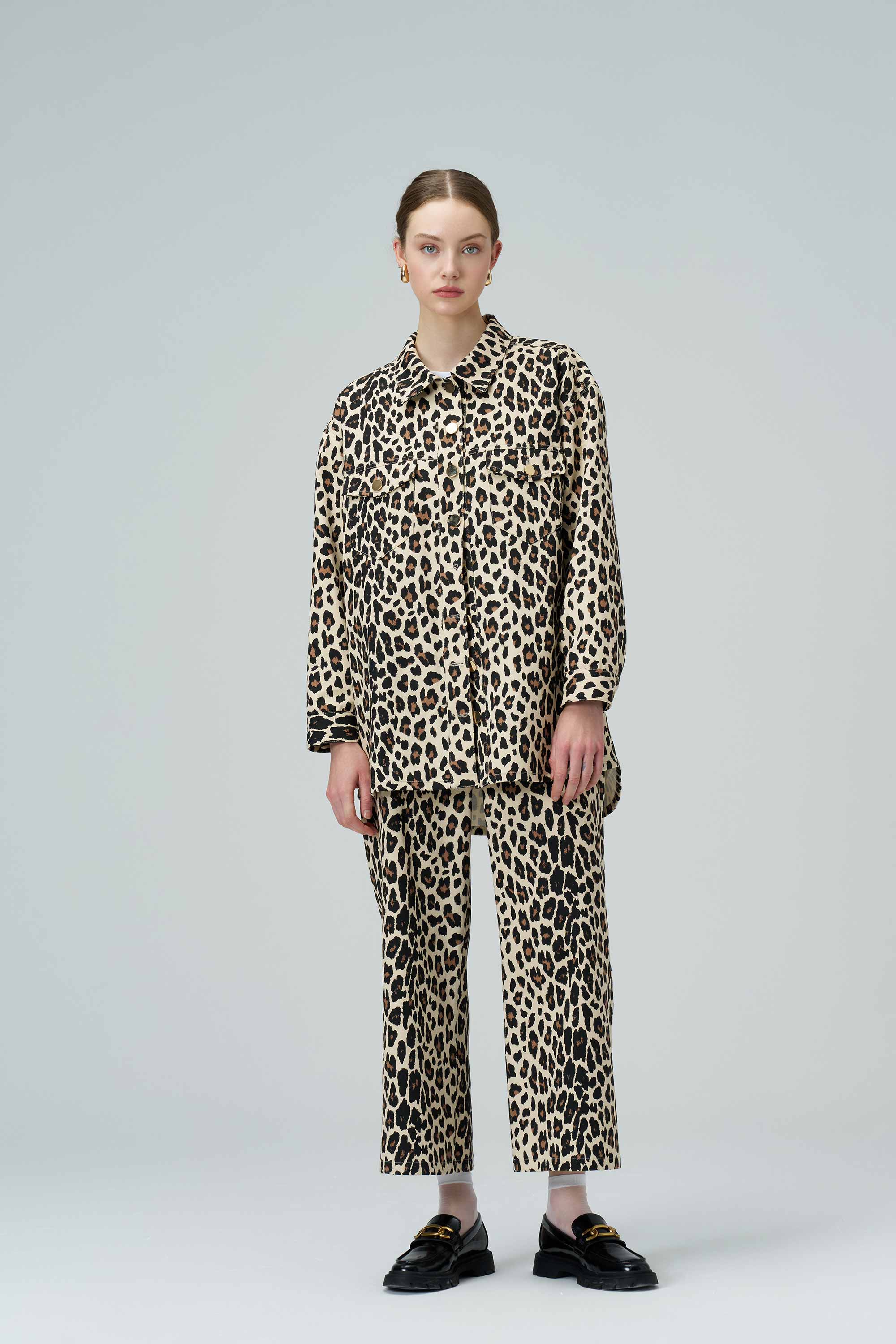 WILD Leopard Pattern Jacket