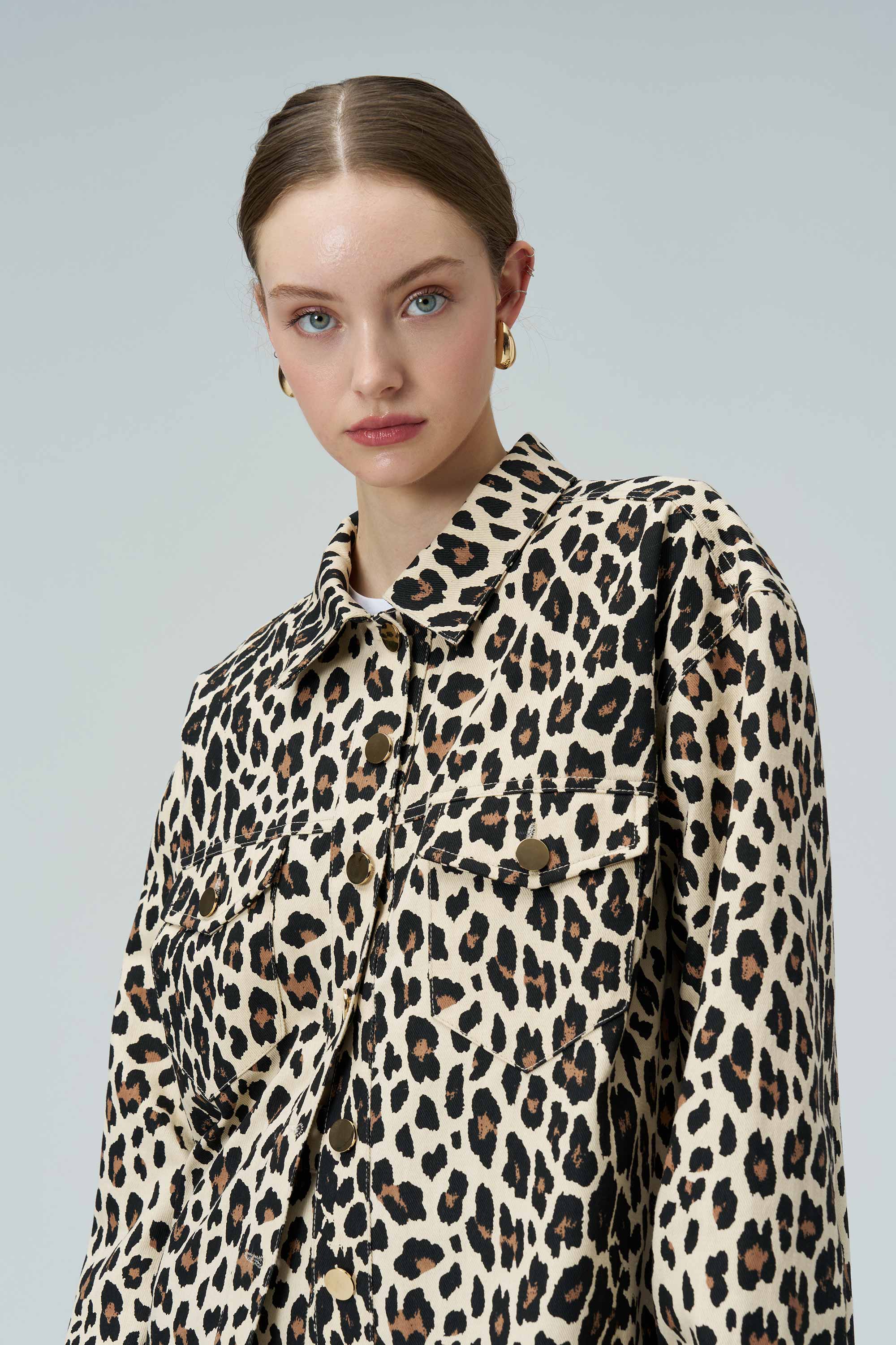 WILD Leopard Pattern Jacket